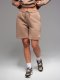 Dresowy zestaw dla par UNISEX bluza + szorty - brązowy V16 Z108 M/L 7