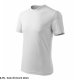Base - ADLER - Base - Koszulka unisex, 160 g/m2, 100 % bawełna, 85 % bawełna, 15 % wiskoza - biały 00 (brand label) L 1