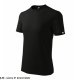Base - ADLER - Base - Koszulka unisex, 160 g/m2, 100 % bawełna, 85 % bawełna, 15 % wiskoza - czarny 01 (brand label) M 1
