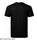 Base - ADLER - Base - Koszulka unisex, 160 g/m2, 100 % bawełna, 85 % bawełna, 15 % wiskoza - czarny 01 (brand label) M 2