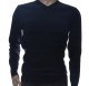 Elegancki klasyczny sweter męski z wełny wełniany XL granatowy niegryzący 1703 2
