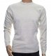 Sweter męski gładki klasyczny wełniany z wełny niegryzący M ecru 1705 1