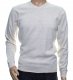 Sweter męski gładki z wełny wełniany w szpic serek niegryzący M ecru 1703 1