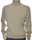 Sweter męski z golfem klasyczny golf z wełny wełniany 2XL XXL beżowy 1702 1