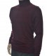 Sweter męski ze stójką z golfem golf z wełny wełniany XL bordowy 1702 1
