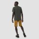 Koszulka solidlogo dry ss-dark olive melange-50 (l) SALEWA 2