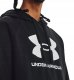 Bluza z kapturem Under Armour Rival Fleece Logo Hoodie - black/white 2