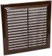 GRILLE VENTILATION 250X250, BROWN 1