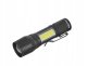 Latarka mini – taktyczna LED COB 10W 500mAh 500lm IPX5 – kartonik wystawowy (12/96) 2