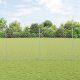 vidaXL Ogrodzenie z 20 srebrnymi słupkami 1.5x10 m stal 1