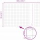 vidaXL Ogrodzenie euro 1,5x10 m stal ocynkowana 8