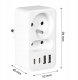 Rozgałęźnik sieciowy 2 gniazda + 2x USBA + 2x USB-C VA0374 Vayox 17