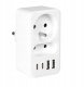 Rozgałęźnik sieciowy 2 gniazda + 2x USBA + 2x USB-C VA0374 Vayox 3