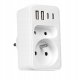 Rozgałęźnik sieciowy 2 gniazda + 2x USBA + 2x USB-C VA0374 Vayox 7