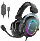 Słuchawki gamingowe FIFINE H6 AmpliGame RGB z mikrogonem studyjne nauszne 2