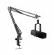 Mikrofon dynamiczny studyjny Fifine AM8T USB/XLR RGB ze statywem PnP 2