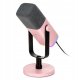 Mikrofon dynamiczny studyjny Fifine AM8P AMPLIGAME USB/XLR RGB różowy PnP 1