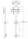 Multibrackets M Motorized Floormount 60kg Black, 60 kg, 81.3 cm (32"), 152.4 cm (60"), 100 x 100 mm, 400 x 400 mm, 1210 - 1860 mm 9