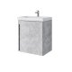 CAB WITH WASHBASIN WTU-50BT-PM CONCRETE 1