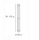 Teleskopowy drążek prysznicowy LUZ, Ø 2,8 cm, 70-115 cm, chrom, WENKO 4