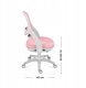Fotel Obrotowy Dla Dzieci I Młodzieży Regulowany Mark Adler Junior 4.7 Pink 8
