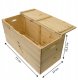 Drewniana skrzynia ogrodowa kufer 75x33x35,5 cm 88L 1