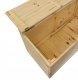 Drewniana skrzynia ogrodowa kufer 75x33x35,5 cm 88L 5