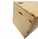 Drewniana skrzynia ogrodowa kufer 75x33x35,5 cm 88L 6