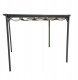 Metalowa pergola do ogrodu 3x4x2,3m beżowa, altana, pergola ogrodowa 2