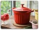 BUYDEEM Emaliowane naczynie żeliwne 1,8L, model CP541, kolor Koi Red 5