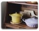 BUYDEEM Emaliowane naczynie żeliwne 1,8L, model CP541, kolor Mellow Yellow 3