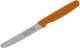 Nóż uniwersalny, pikutek 210 mm, ostrze faliste 110 mm, pomarańczowy | TECHNICA, Silver Line 2