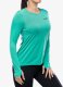 Bluza damska Inov-8 Performance Long Sleeve - aqua/dark aqua 2