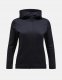 Bluza polarowa damska Peak Performance Rider Tech Zip Hood - black 1