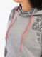 Bluza z kapturem damska Ocun Hoodie - grey paloma/silverscone 6