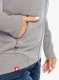 Bluza rozpinana damska Ocun Hoodie Zipper - grey paloma/silverscone 10