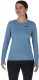 Bluza do biegania damska Inov-8 Performance Long Sleeve - blue grey/slate 1