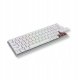 AQIRYS Klawiatura mechaniczna 65%/68 klawiszy Dual Mode: Wirelles&BT+Wired AGENA white 1