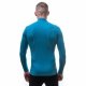 Bluza techniczna Sensor Merino DF Tee L/S Zip - blue 2