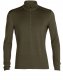 Bluza termoaktywna Icebreaker 260 Tech L/S Half Zip - loden 1