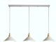 Lampa sufitowa metalowa klosz lite drewno wisząca AT33-3SZ-White 1