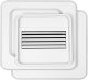 Wentylator Ronic Zyle CEILING FAN GRILL SQUARE 55W CCT WHITE 3