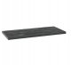 Blat łazienkowy uniwersalny 80x46cm Czarny beton płyta meblowa laminowana 1