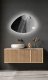 MIRROR WITH LED LUNA ORGANIC 50X70 3