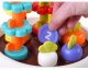 Hola Zestaw sorter zabawka sensoryczna montessori ogródek piramida kwiatki 10