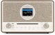 Audizio Lucca stereofoniczne radio DAB z CD, radiem internetowym, BT, MP3 - brązowe one size 4