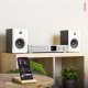 Radio internetowe DAB CD ze wzmacniaczem Bolzano Audizio srebrne one size 10