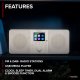 Radioodtwarzacz Audizio Radio stereo Genua DAB+ BT białe one size 16