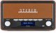 Przenośne radio Audizio Foggia stereo z budzikiem DAB+ FM- 50W - brązowy one size 1