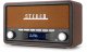 Przenośne radio Audizio Foggia stereo z budzikiem DAB+ FM- 50W - brązowy one size 2
